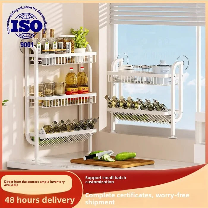 Kitchen Wall-Mounted Drain Rack High Quality Large Capacity Storage