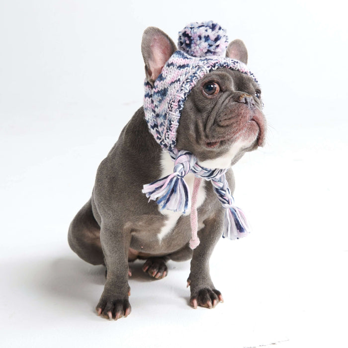 Hat - Pink Grey Blue / S (10-15lbs/4.5-7kg)