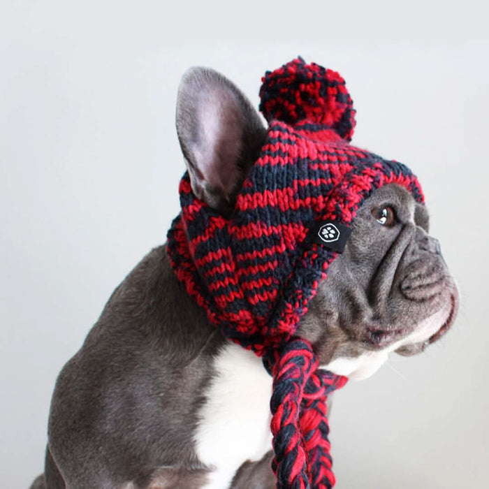 Hat - RedBlack / S (10-15lbs/4.5-7kg)