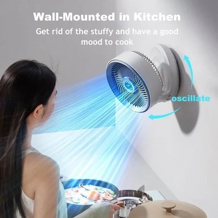 Korean OEM Mini USB Silent Desk Fan with Remote Control