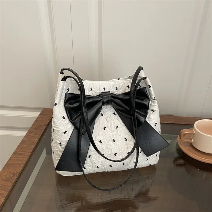 Korean-style Commuting Chic Medium Large-capacity Butterfly Bow Tie