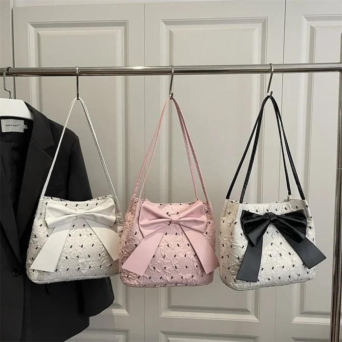 Korean-style Commuting Chic Medium Large-capacity Butterfly Bow Tie