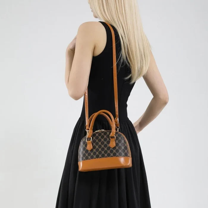 Korean Style Retro PU Leather Handbag