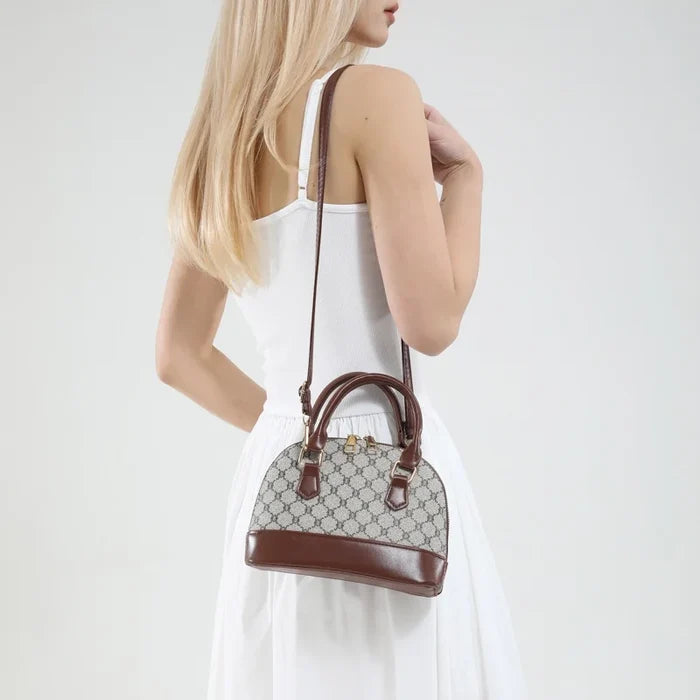 Korean Style Retro PU Leather Handbag