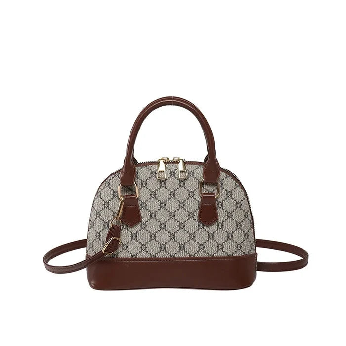 Korean Style Retro PU Leather Handbag