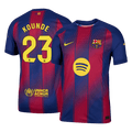 KOUNDE #23 Barcelona Home Authentic Soccer Jersey 2025/26