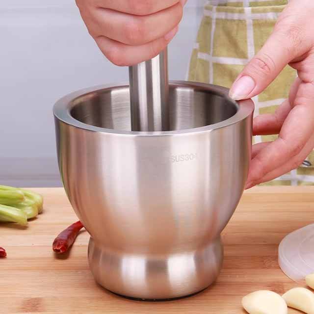 Lab Supplies Stainless Steel Mortar and Pestle