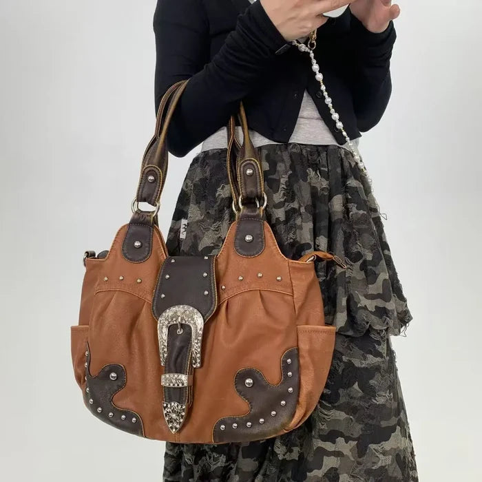 Ladies' Fashion Y2K Millennium Spicy Girl Shoulder Bag Large Capacity