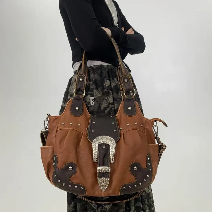 Ladies' Fashion Y2K Millennium Spicy Girl Shoulder Bag Large Capacity