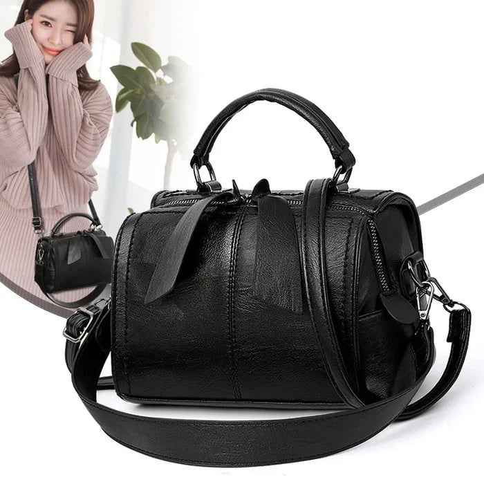 Ladies Handbag K-Style New Winter Fashion Crossbody Bag Simple Soft