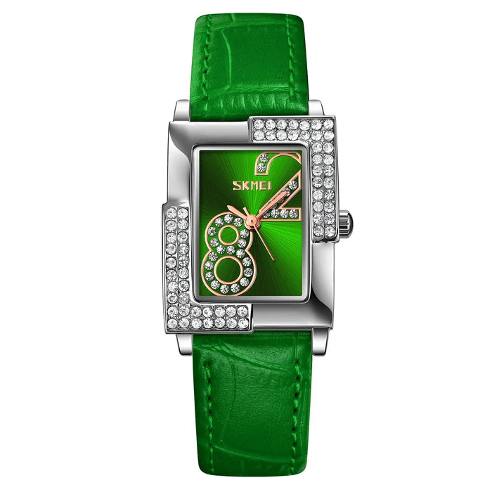 women quartz watch / Green