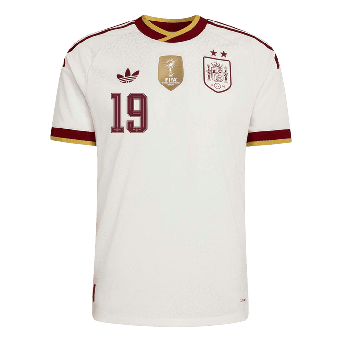 LAMINE YAMAL #19 Spain Away Player Version Jersey World Cup 2026 - Champion