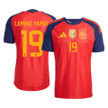 LAMINE YAMAL #19 Spain Home Player Version Jersey World Cup 2026 - Champion