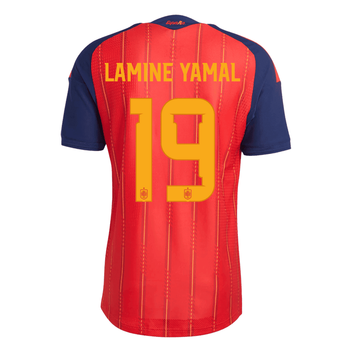 LAMINE YAMAL #19 Spain Home Player Version Jersey World Cup 2026 - Champion
