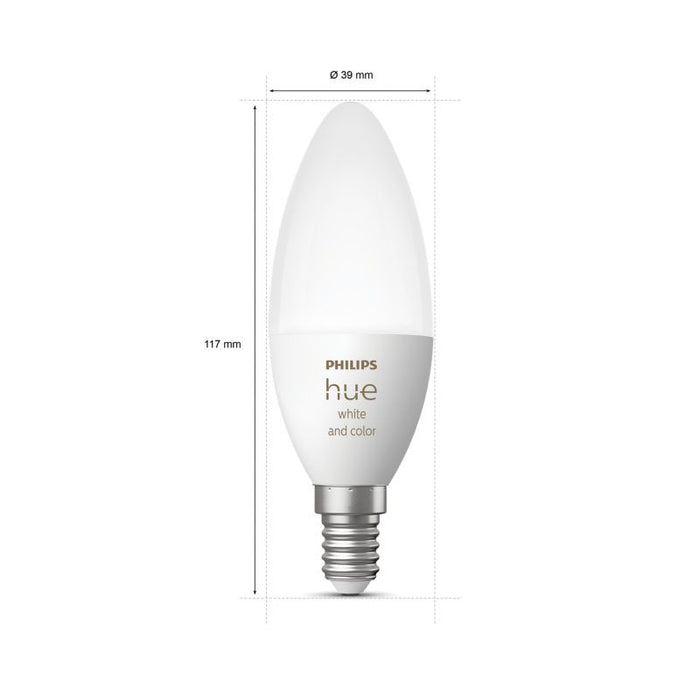 Lâmpada Philips E14 HUE White & Color