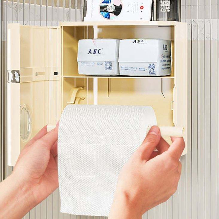 Large Capacity Wall-Mounted Tissue Storage Box