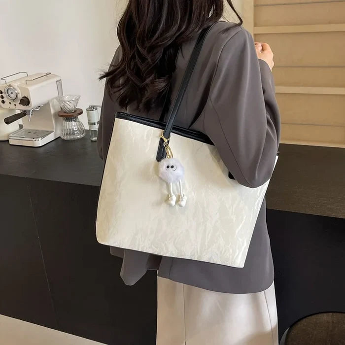 Large Capacity Zipper Closure Tote Bag for Women