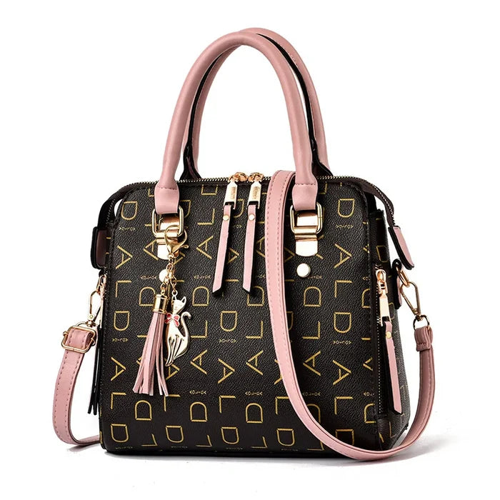 Latest Design Fancy Purses and Handbags for Women Top Handle Satchel
