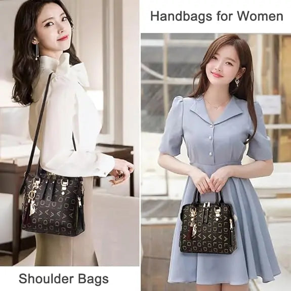 Latest Design Fancy Purses and Handbags for Women Top Handle Satchel