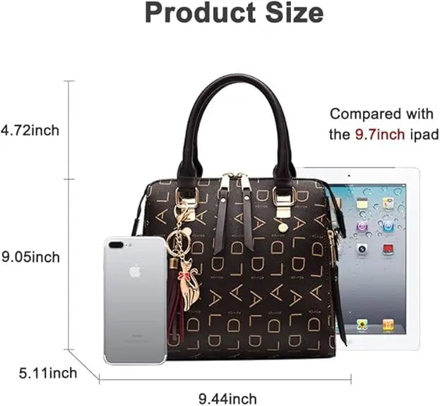 Latest Design Fancy Purses and Handbags for Women Top Handle Satchel