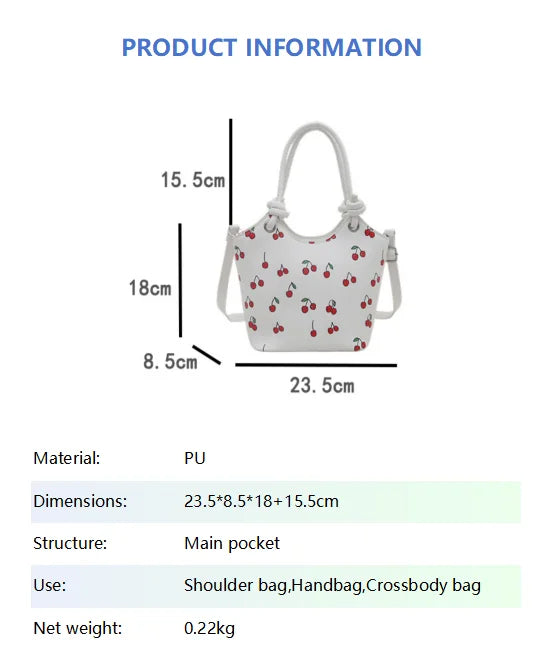 Latest Sac Tendance Bolsas Femininas Luxury Designer Cherry