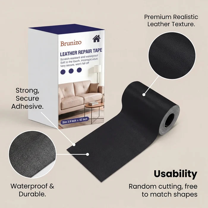 Leather Repair Tape Scratch Resistant Waterproof Durable Soft