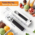 LED Heated Metal Ice Cream Scoop 4-Speed Temperature Control IP67