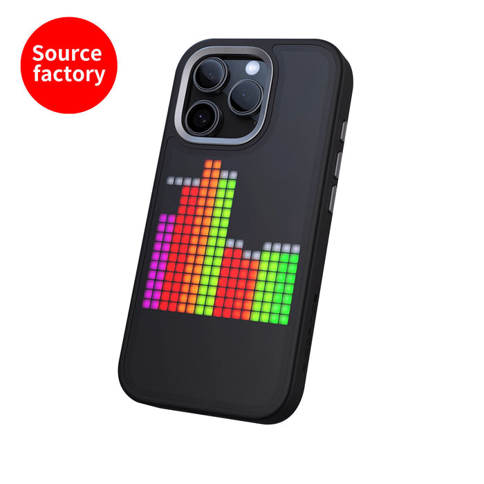 LED Screen DIY Phone Case – BT Transmission, Full Coverage for Smartphones