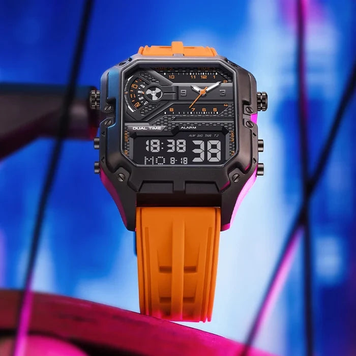 LILUOKE Man Watch Quartz Movement Waterproof Watches for Man Summer Rejos