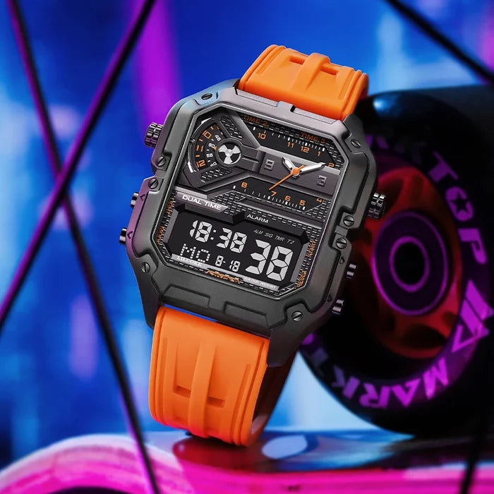 LILUOKE Man Watch Quartz Movement Waterproof Watches for Man Summer Rejos
