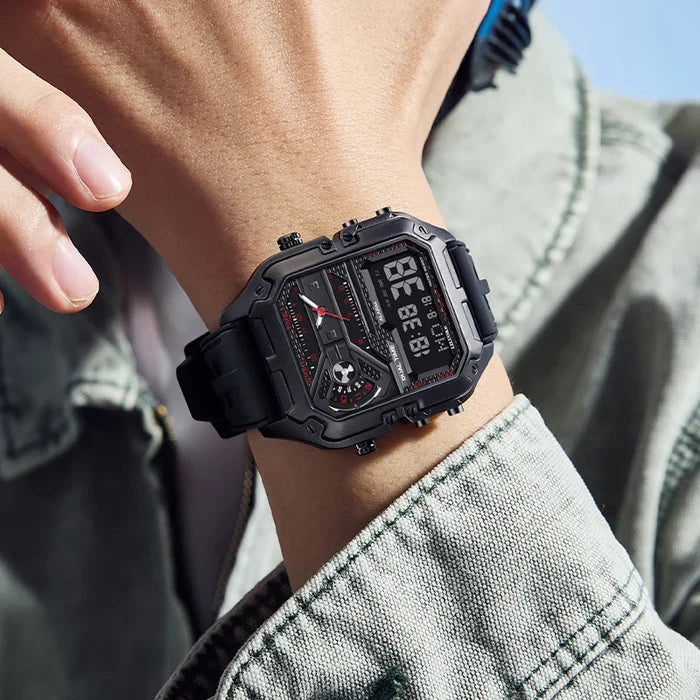 LILUOKE Man Watch Quartz Movement Waterproof Watches for Man Summer Rejos