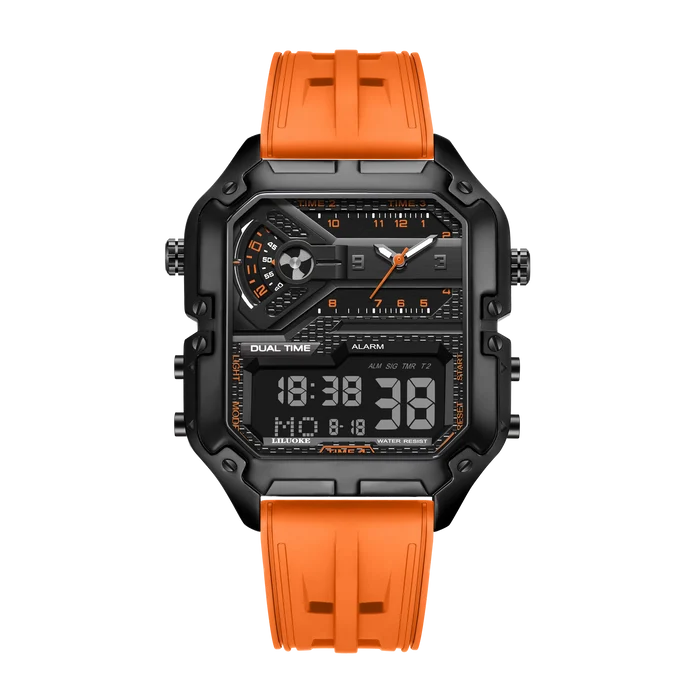 LILUOKE Man Watch Quartz Movement Waterproof Watches for Man Summer Rejos