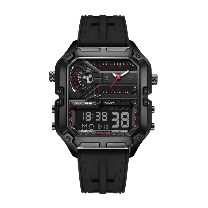 LILUOKE Man Watch Quartz Movement Waterproof Watches for Man Summer Rejos
