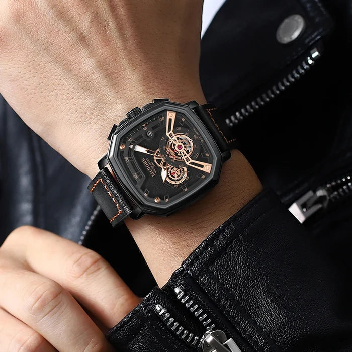 LILUOKE Man Watch Quartz Movement Waterproof Watches for Man Summer Watch Rejos Classic Model