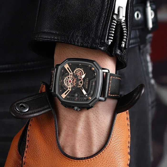 LILUOKE Man Watch Quartz Movement Waterproof Watches for Man Summer Watch Rejos Classic Model