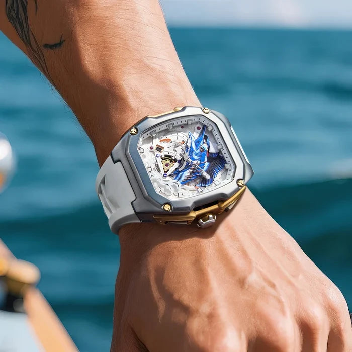 LILUOKE Super Luxury Man Watch Quartz Watches Waterproof Hot Style for Man Fishing Watch Sea Fishing