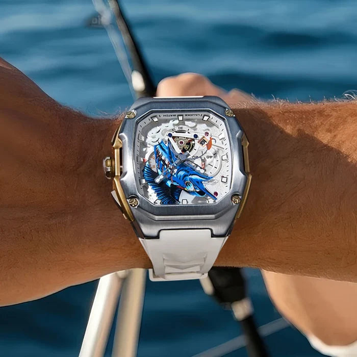LILUOKE Super Luxury Man Watch Quartz Watches Waterproof Hot Style for Man Fishing Watch Sea Fishing