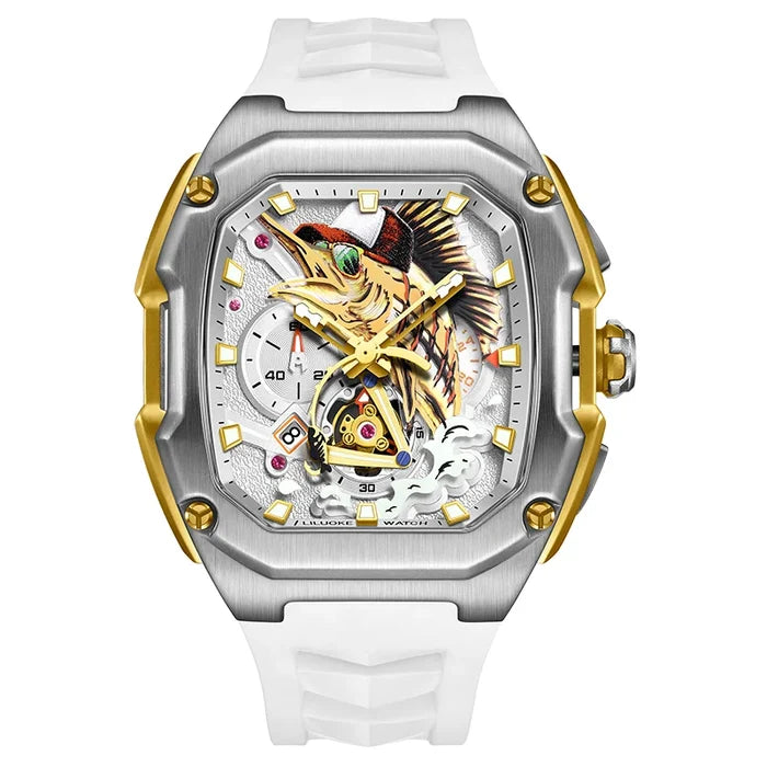 LILUOKE Super Luxury Man Watch Quartz Watches Waterproof Hot Style for Man Fishing Watch Sea Fishing