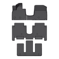 LinerX Floor Mats for 2026 Hyundai IONIQ 9
