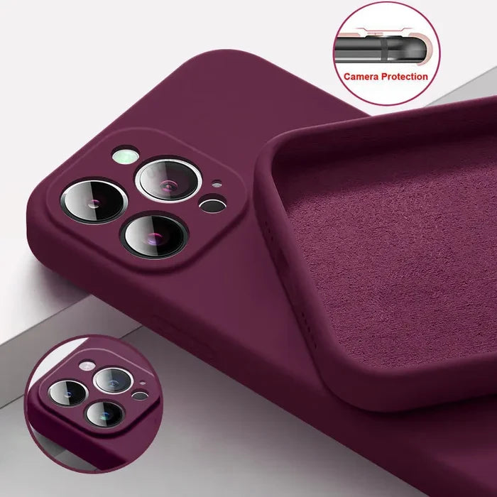 Liquid Silicone Shockproof Case for iPhone Series