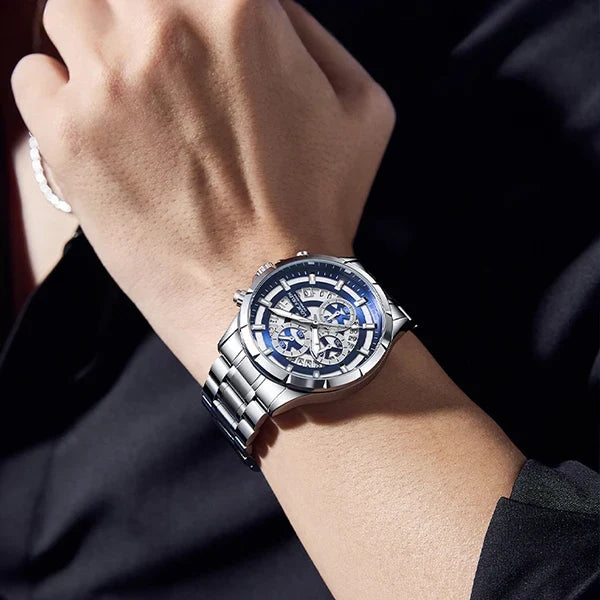 Louie Juelen Stainless Steel Men's Fashion Watch