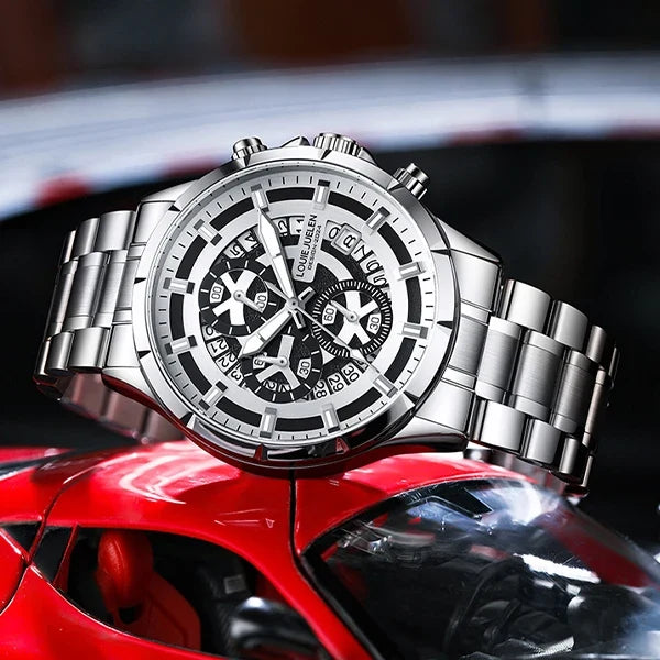 Louie Juelen Stainless Steel Men's Fashion Watch