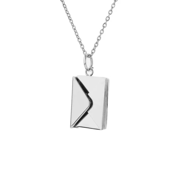 18 inches / fashion love you  neckalce jewelry / silver- blank