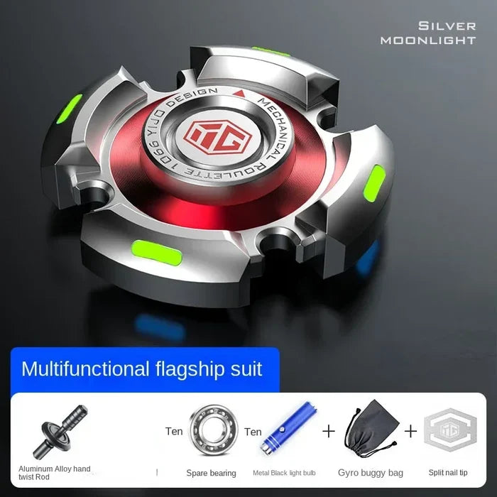 Luminous Metal Fidget Spinners for Stress Relief