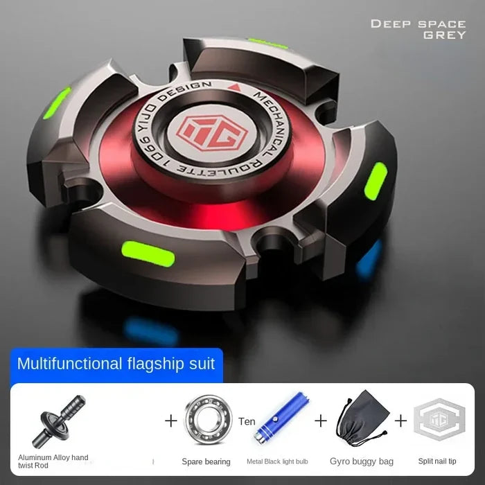 Luminous Metal Fidget Spinners for Stress Relief