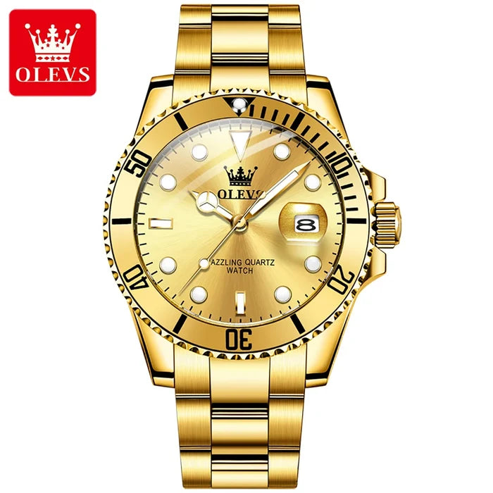 quartz watch / Gold