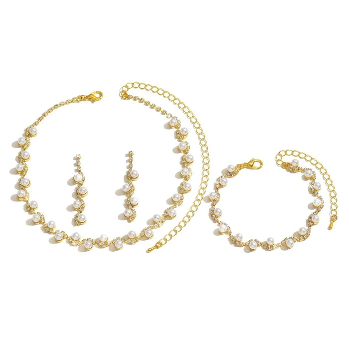 Luxurious Crystal Bridal Jewelry Set