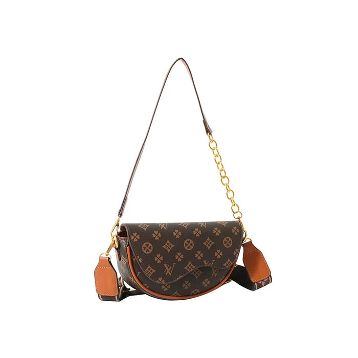 Luxurious Famous Brand Women's Designer Crossbody Bag PU Vintage