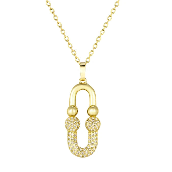 Luxury 14k Gold Plated Zircon Jewelry Set