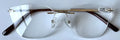 Luxury Cat-Eye Rimless Reading Glasses